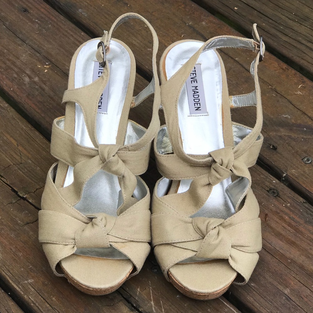 Steve Madden Fabric Wedges - image 3